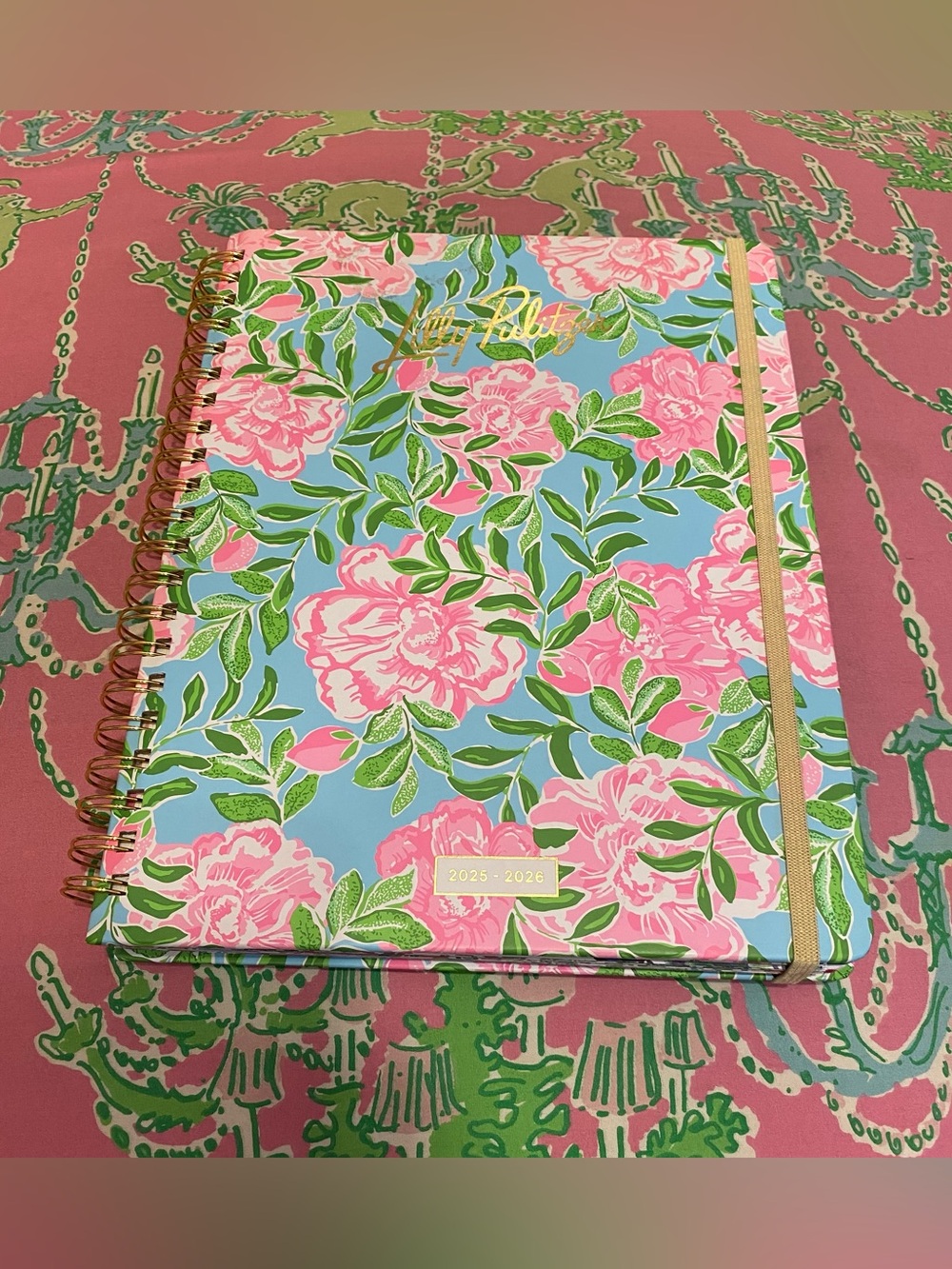 Lilly Pulitzer Jumbo Daily Planner August 2025 - December 2026 Weekly and Month
